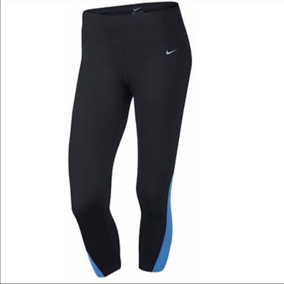 Nike Pants - Nike L Running Dri Fit Drawstring Capri Legging EC